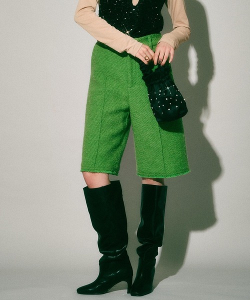 MAISON SPECIAL（メゾンスペシャル） ハーフパンツ FREE ブラック