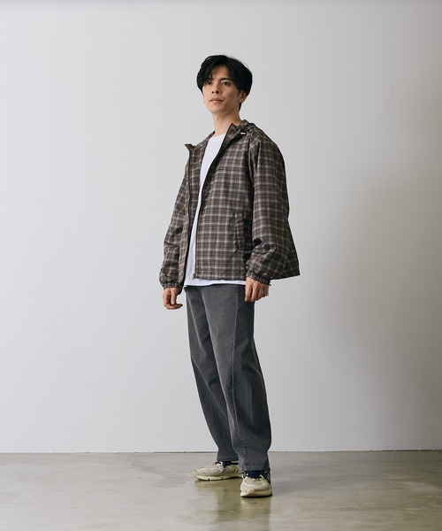 improves（インプローブス） ナイロンジャケット チェック柄