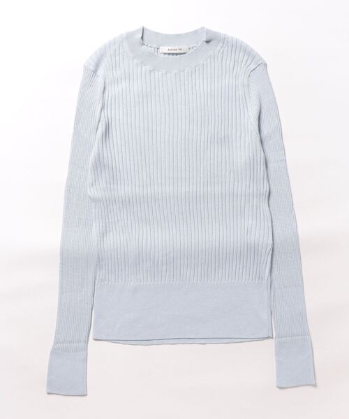 「Rouge vif」 長袖ニット フリー サックスブルー レディース_画像2