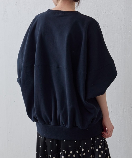 「BEARDSLEY」 スウェットカットソー FREE ネイビー レディースの画像