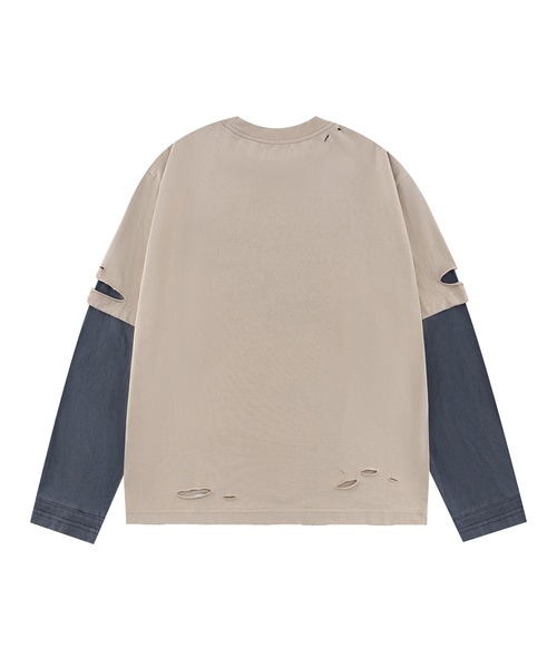 SUPPLIER（サプライヤー） tシャツ ロンT｜Dusty Iron Cross Layered