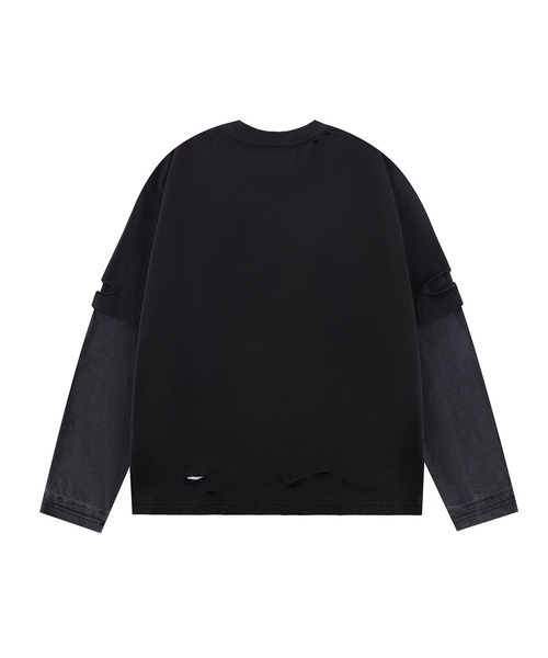 SUPPLIER（サプライヤー） tシャツ ロンT｜Dusty Iron Cross Layered