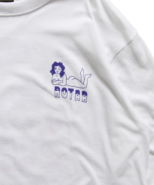 「ROTAR」 長袖Tシャツ SMALL ピンク メンズ_画像5