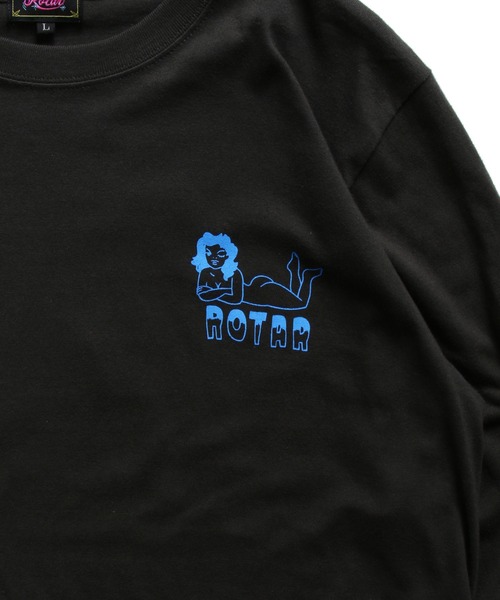 「ROTAR」 長袖Tシャツ SMALL ピンク メンズ_画像7