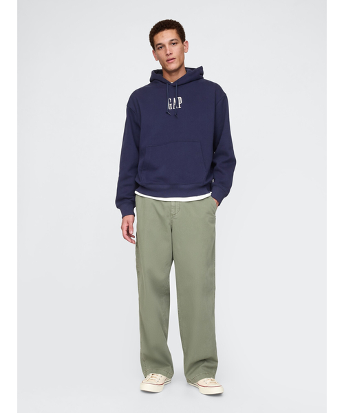 GAP（ギャップ） プルオーバーパーカー M レッド メンズ : ZOZOTOWN