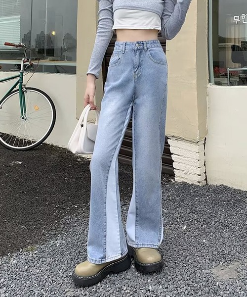 「GLAMOROUS JANE」 デニムパンツ M ブルー レディース_画像2