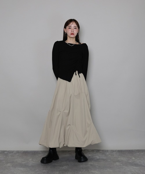 「J by blue」 スカート MEDIUM チャコールグレー レディース_画像7