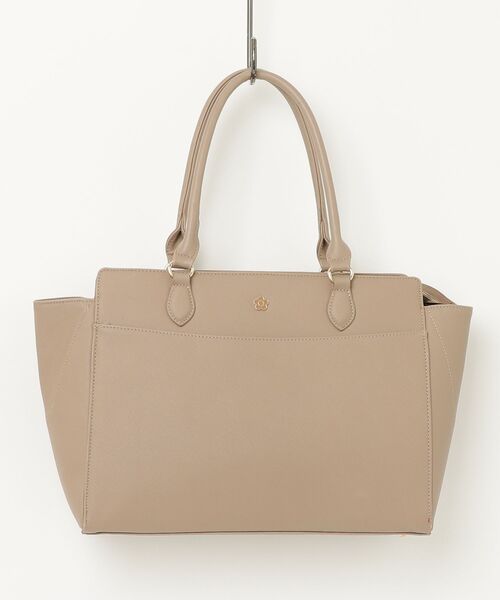 MARY QUANT（マリークヮント） ワンポイントトートバッグ - ベージュ