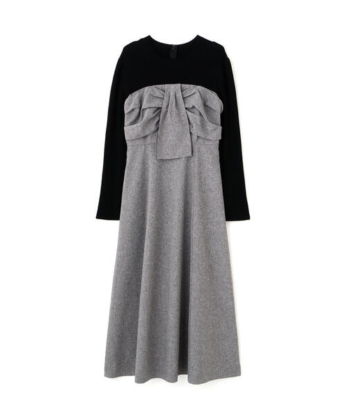 「PROPORTION BODY DRESSING」 長袖ワンピース SMALL ブラック系その他 レディースの画像
