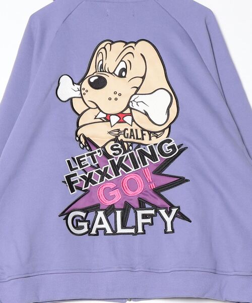 GALFY（ガルフィー） ジップアップパーカー X-LARGE パープル メンズ