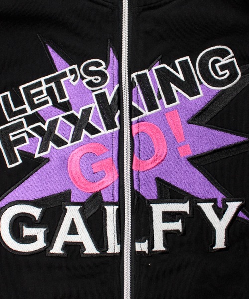 GALFY（ガルフィー） ジップアップパーカー X-LARGE パープル メンズ