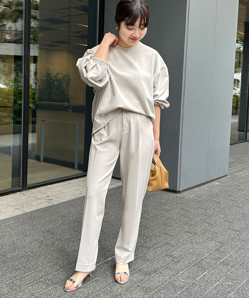 「SLOBE IENA」 パンツ 36 ベージュ レディース_画像2