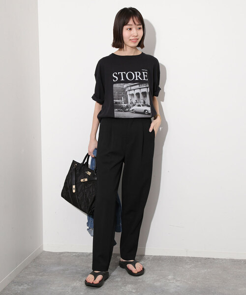 「SLOBE IENA」 パンツ 36 ベージュ レディース_画像4
