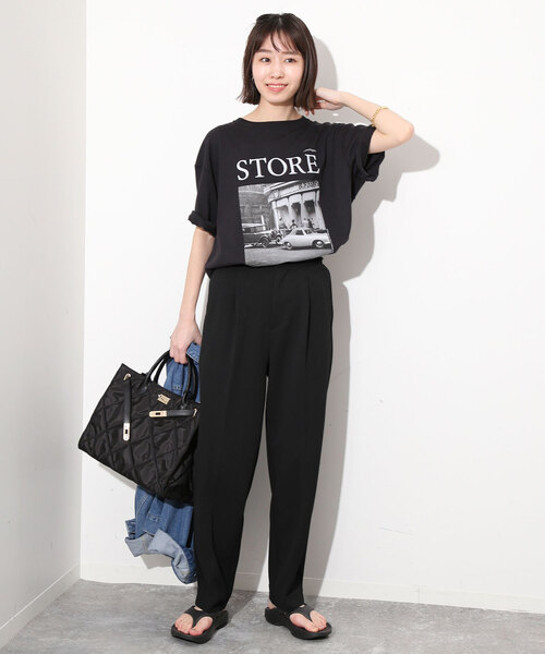 「SLOBE IENA」 パンツ 36 ベージュ レディース_画像5