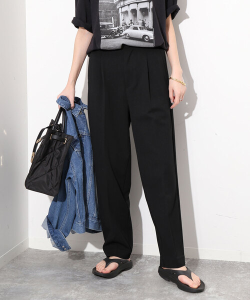 「SLOBE IENA」 パンツ 36 ベージュ レディース_画像8
