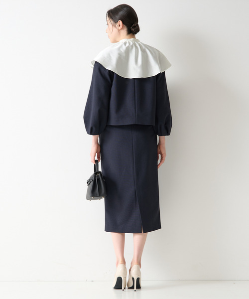 「TIARA」 ロングスカート 3 ネイビー レディース_画像5