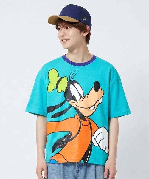 Disney（ディズニー） tシャツ 半袖 親子お揃い BIGフェイスTシャツ