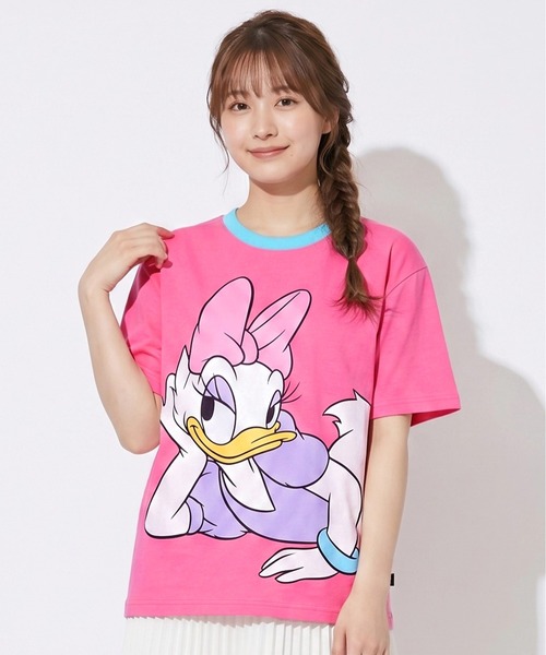 Disney（ディズニー） tシャツ 半袖 親子お揃い BIGフェイスTシャツ
