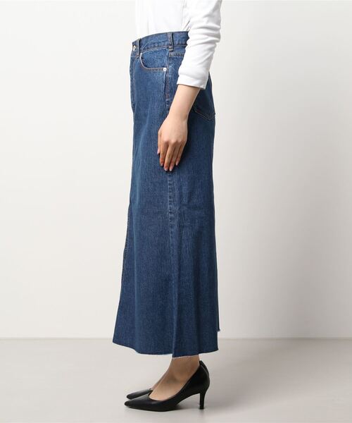 「DOUX ARCHIVES」 デニムスカート MEDIUM ブルー レディース_画像6