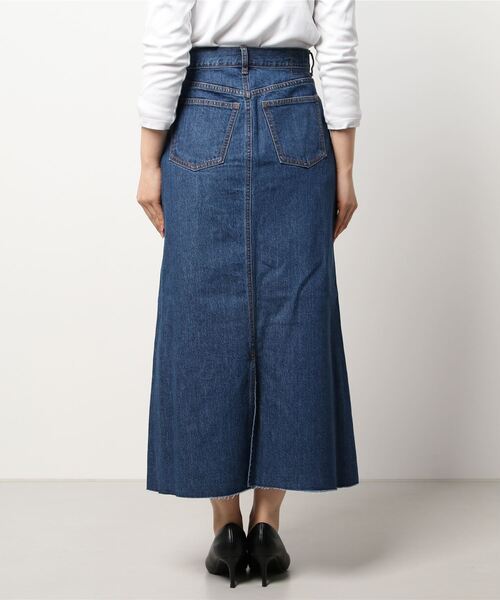 「DOUX ARCHIVES」 デニムスカート MEDIUM ブルー レディース_画像7