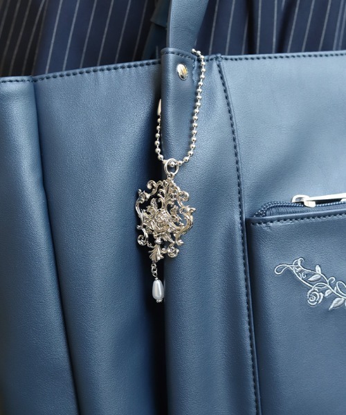 axes femme（アクシーズ ファム） トートバッグ 薔薇刺繍多機能ビッグ
