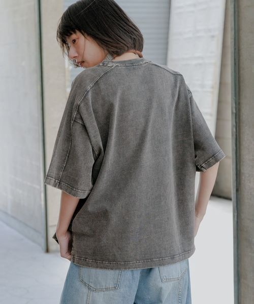 「PBLIM」 半袖Tシャツ MEDIUM ブラック系その他 レディース_画像3