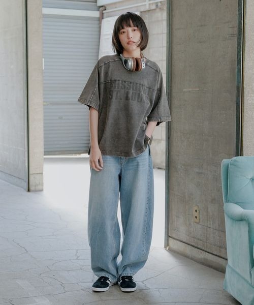 「PBLIM」 半袖Tシャツ MEDIUM ブラック系その他 レディース_画像4
