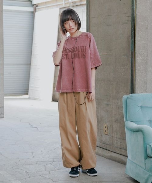 「PBLIM」 半袖Tシャツ MEDIUM ブラック系その他 レディース_画像8