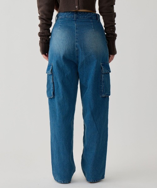 BEEDEN デニムパンツ SMALL ブルー レディース : ZOZOTOWN Yahoo!店 