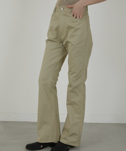 LA PEAU DE GEM ベージュ チノパン la peau de gem（ラポドゥジェム） チノパン 「LA PEAU DE GEM」chino