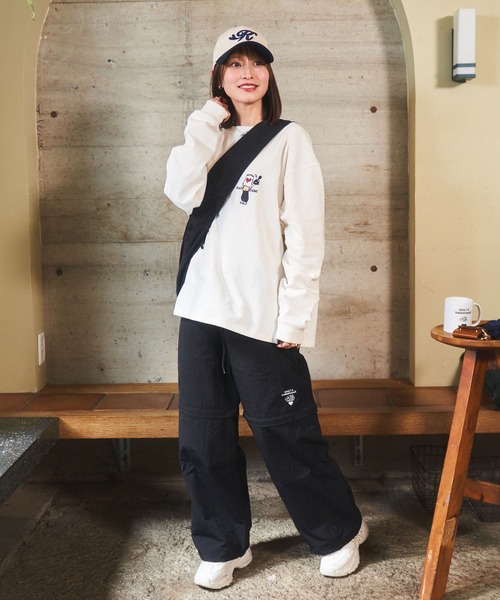 「kaoyorinakami」 長袖Tシャツ SMALL ホワイト メンズ_画像4
