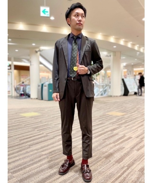 「Perfect Suit FActory」 スラックス M ダークブラウン メンズ_画像5
