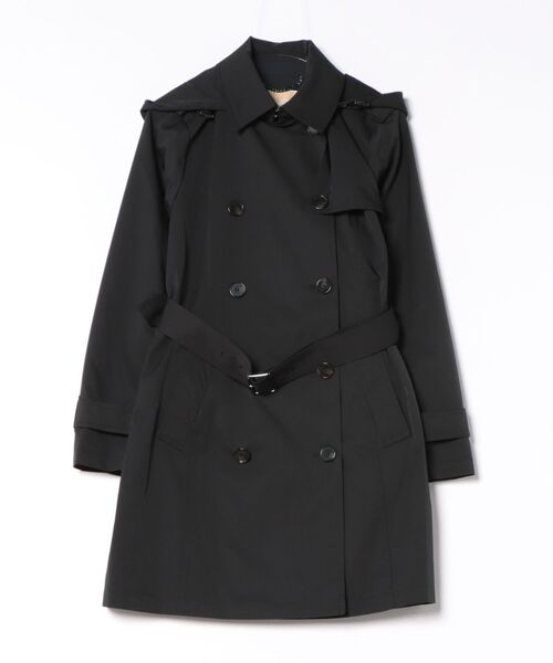 ブラック トレンチコート ダブルブレスト MICHAEL KORS（マイケルコース） トレンチコート コート ニュー ダブル