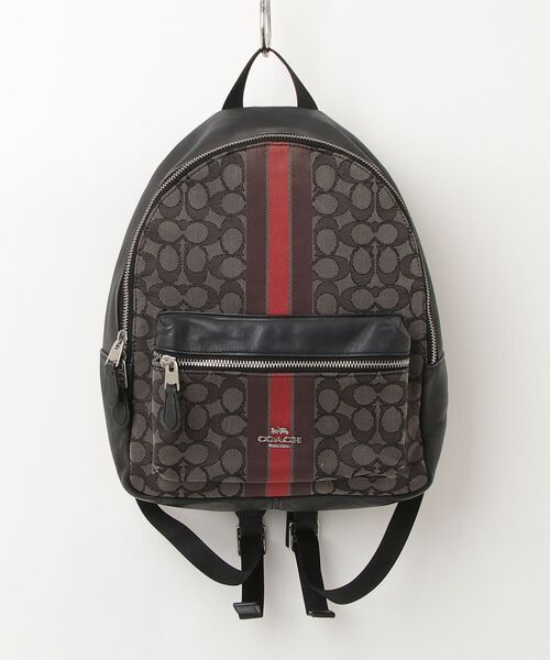 COACH（コーチ） シグネチャー柄 ミディアム チャーリーバックパック 