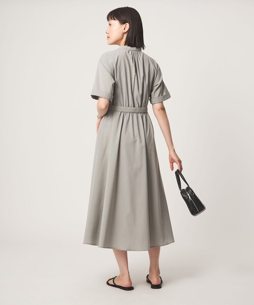 【タグ付き未使用】familiar 半袖ワンピース 110cm グレー green label relaxing（グリーンレーベルリラクシング） ワンピース