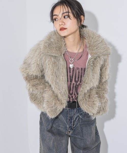 「JEANASIS」 半袖Tシャツ FREE ピンク レディース_画像6