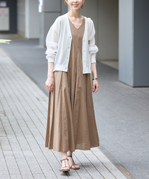 SLOBE IENA（スローブイエナ） ワンピース コットンエアリーVネック