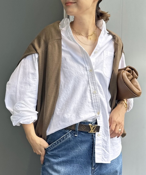Deuxieme Classe ドゥーズィエムクラス　ホワイト長袖シャツ Deuxieme Classe（ドゥーズィエムクラス） 長袖シャツ FREE ホワイト