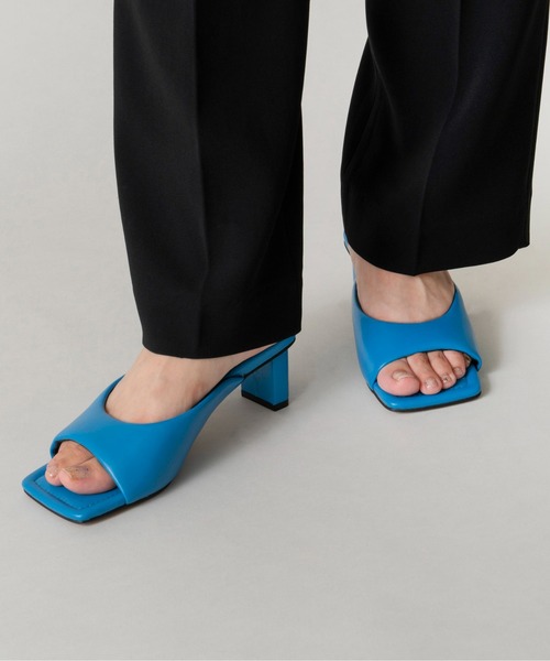 「LE VERNIS」 ミュール 24 ブルー レディース_画像4