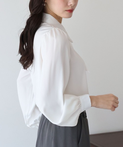 「BLUEEAST」 長袖シャツ MEDIUM ベージュ レディース_画像7