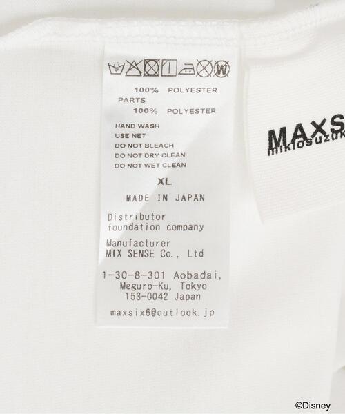 「maxsix」 半袖Tシャツ「Disneyコラボ」 M ブラック メンズ_画像4