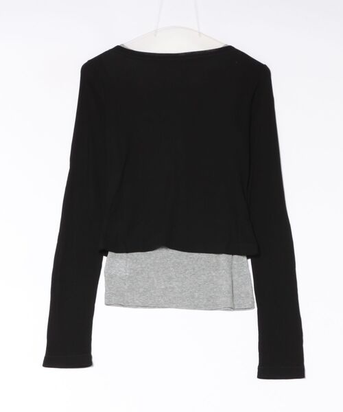 CLANE（クラネ） tシャツ CLANE CURVED NECK LAYERED SET TOPS