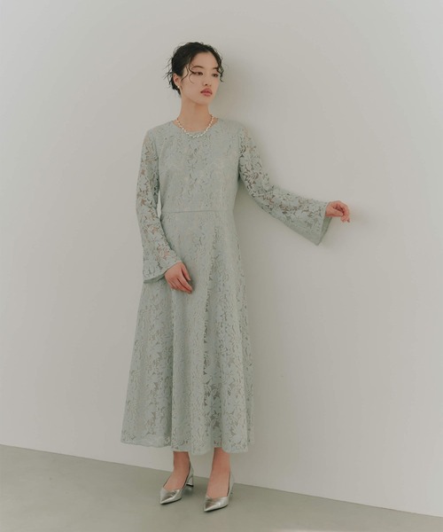 「kaene」 長袖ワンピース S ピンク レディース_画像3