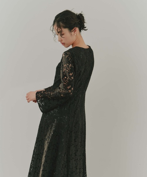 「kaene」 長袖ワンピース S ピンク レディース_画像8