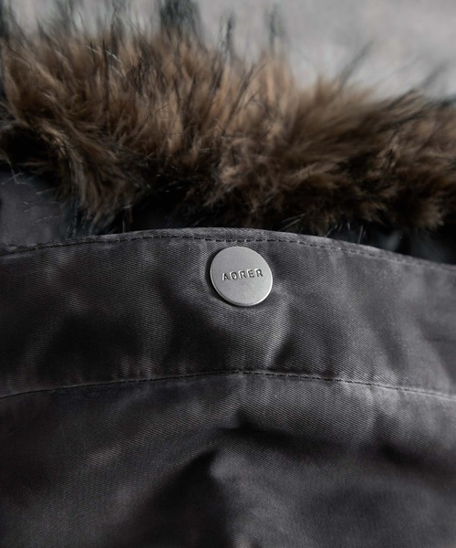 ADRER（アドラー） ma1 ma-1 Detachable Fur Hoodie MA-1