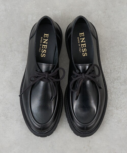 ​極美品 エネス ENESS チロリアンシューズ 厚底 本革 レザー 黒 37 eness（エネス） パンプス チロリアンシューズ : ZOZOTOWN Yahoo!店