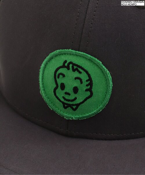 キャップ 帽子 「OSAMU GOODSコラボ」刺繍ワッペンキャップ