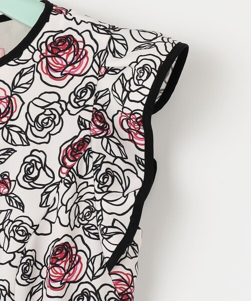 ワンピース 「消臭＆洗える！」NEWYORK CITY ROSE フリルドレス 