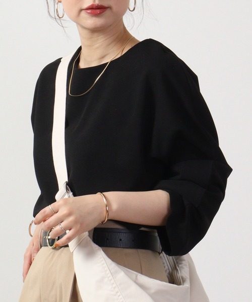 tシャツ ＆soiree シンプルトップス 長袖 レディース ＆soiree tシャツ シンプルトップス 長袖 レディース : ZOZOTOWN