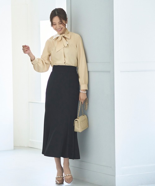 RUIRUE BOUTIQUE ブラウス シャツ 洗える ストレッチ ｜ バイ